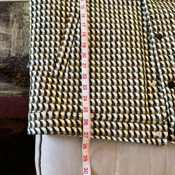 FOREVER 21. NWT. Men’s Geo Print Snap-Button Trucker Jacket. Size XL. Po… - Picture 12 of 13